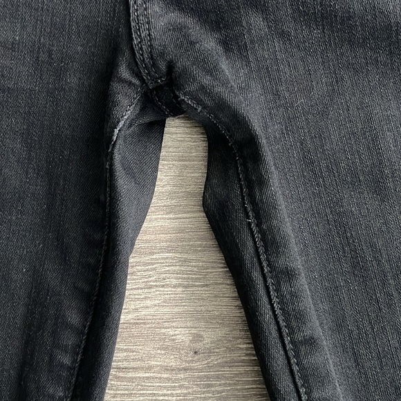 MOTHER The Insider Crop Step Fray Not Guilty Size 28 Bootcut Black Grunge 90s - Picture 12 of 12